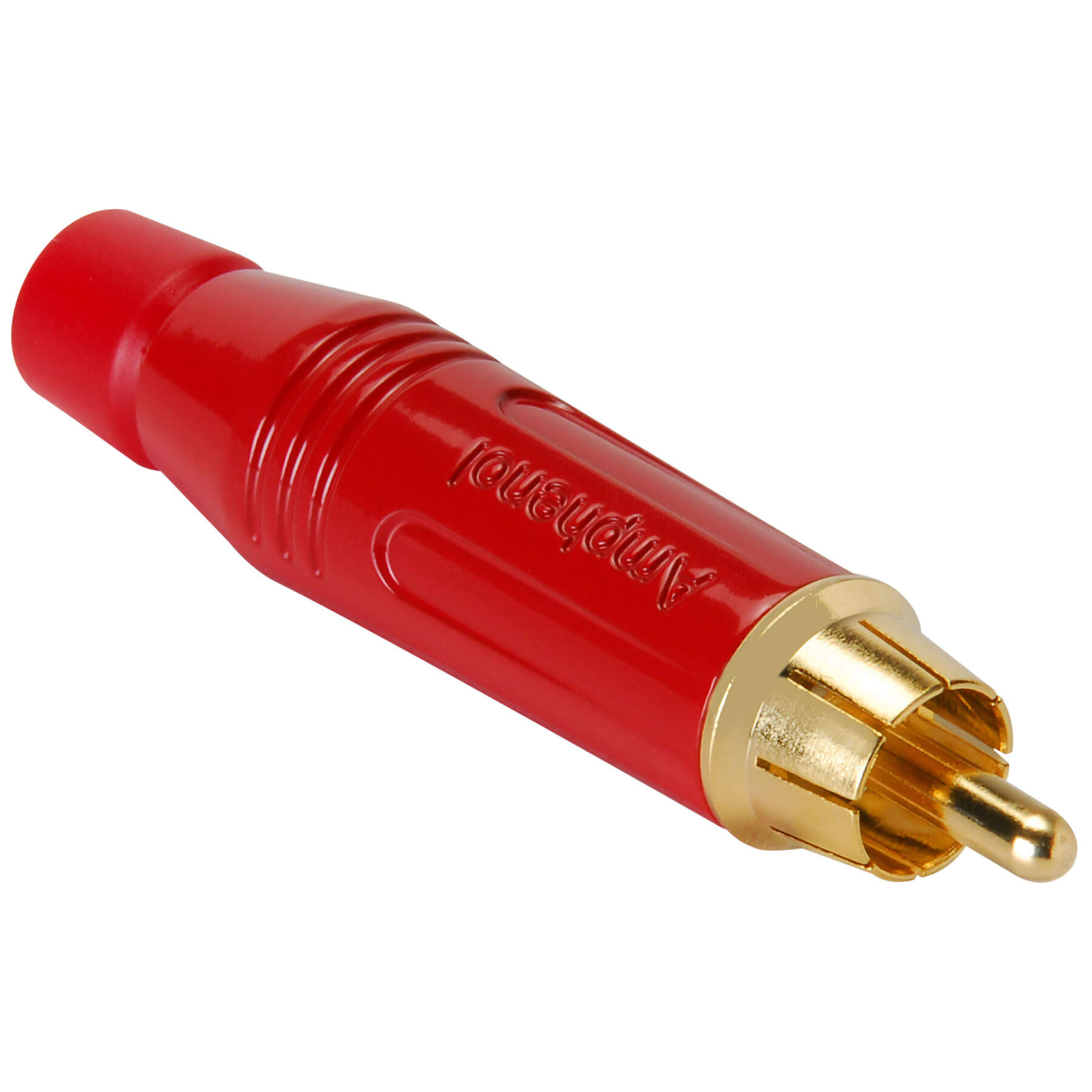 Conector de salida RCA MALE PLUG (Rojo)